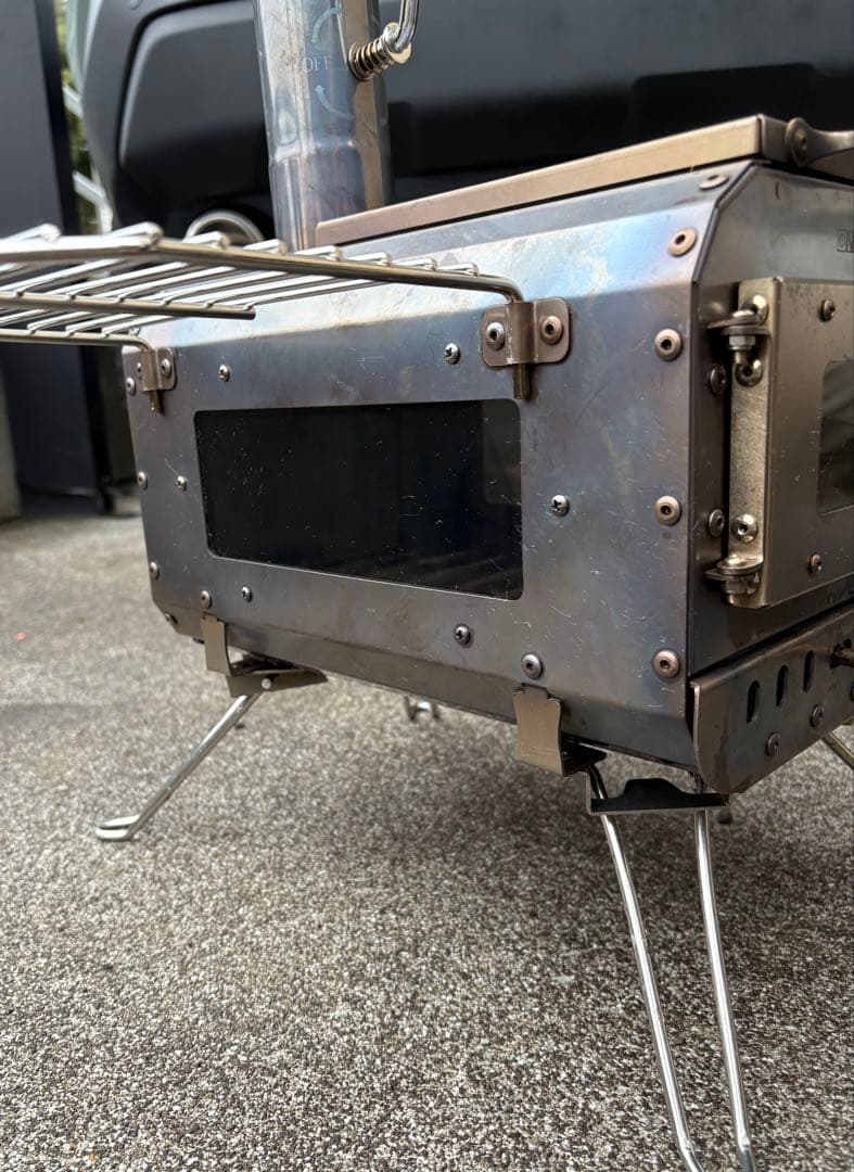 Neer 薪ストーブ ステンレス製 収納バッグ付き