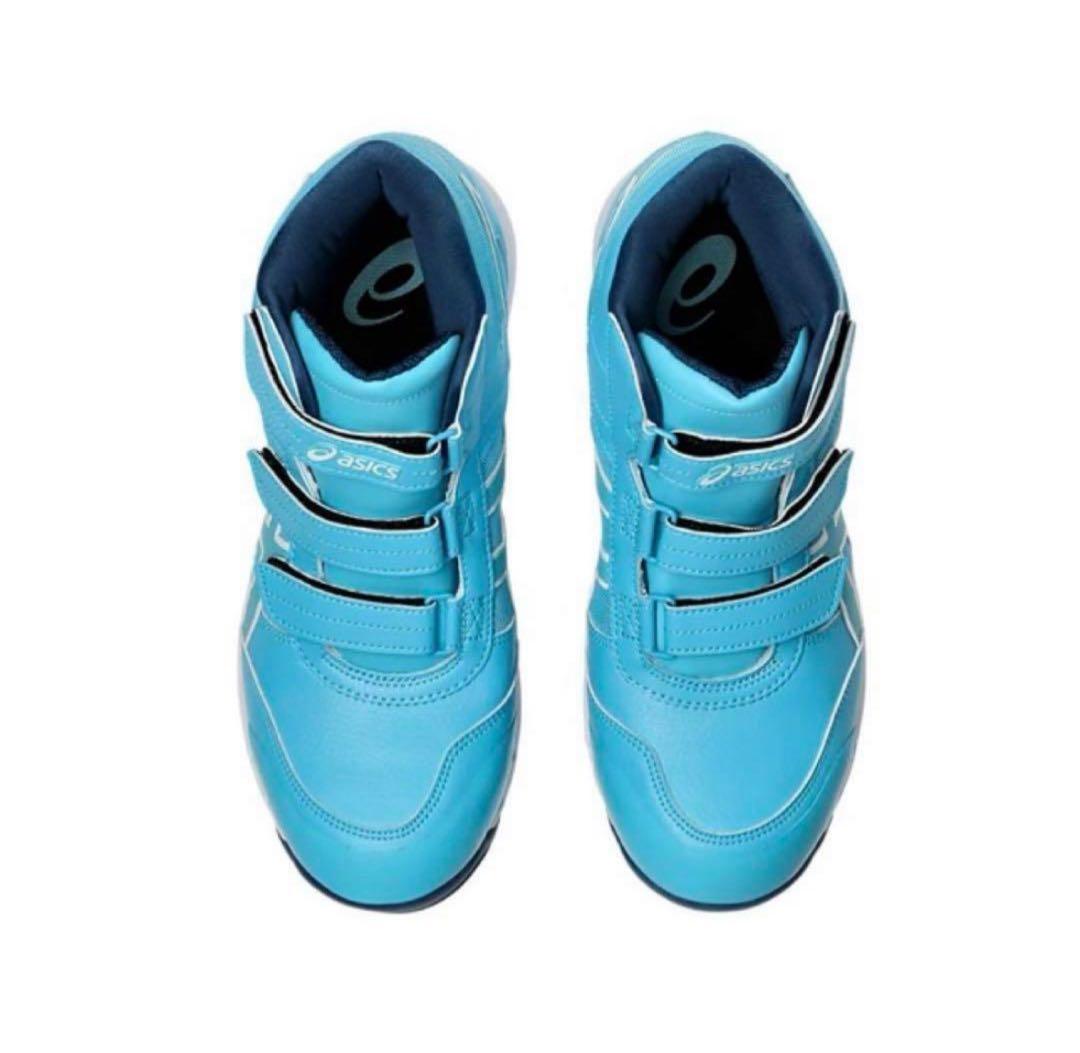 【新品】限定品　asics 安全靴　ウィンジョブcop308 26.0㎝　水色