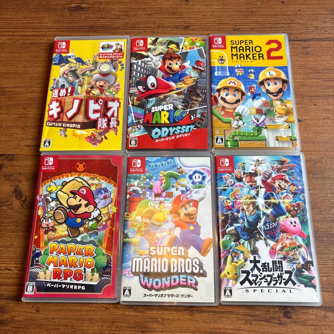 Switch ソフトまとめ売り6本　スーパーマリオ