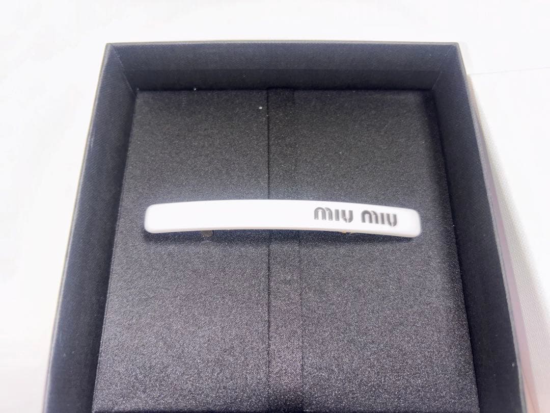 【正規品】ミュウミュウ MIUMIU バレッタ プレックスヘアピン