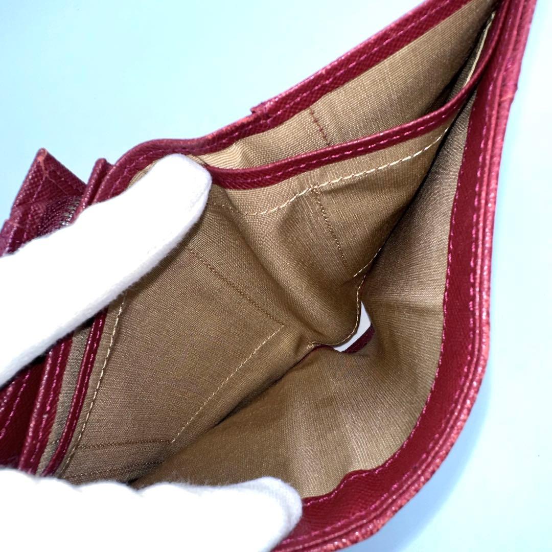 BURBERRY バーバリー 折り財布 ノバチェック ロゴ金具 レザー