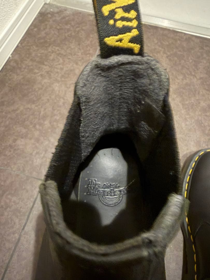 Dr. Martens ブラック サイドゴアブーツ