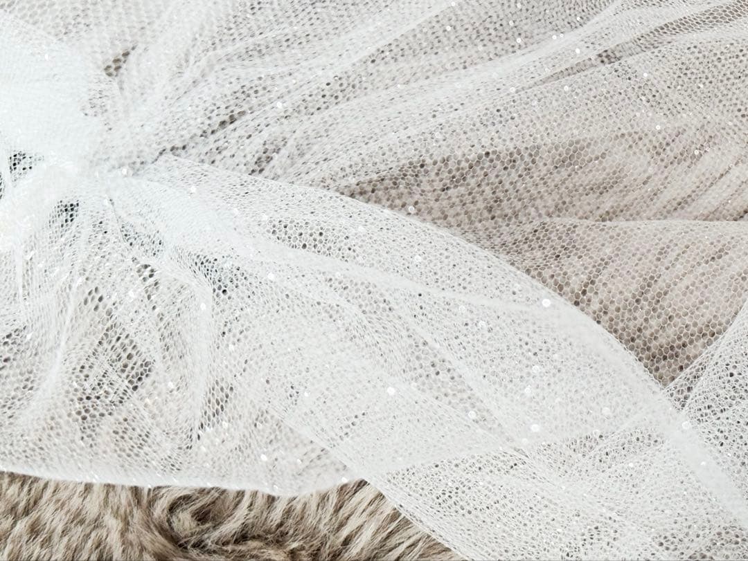 FTW ミラコスタ ウェディング ミッキーベール ショート ラメあり