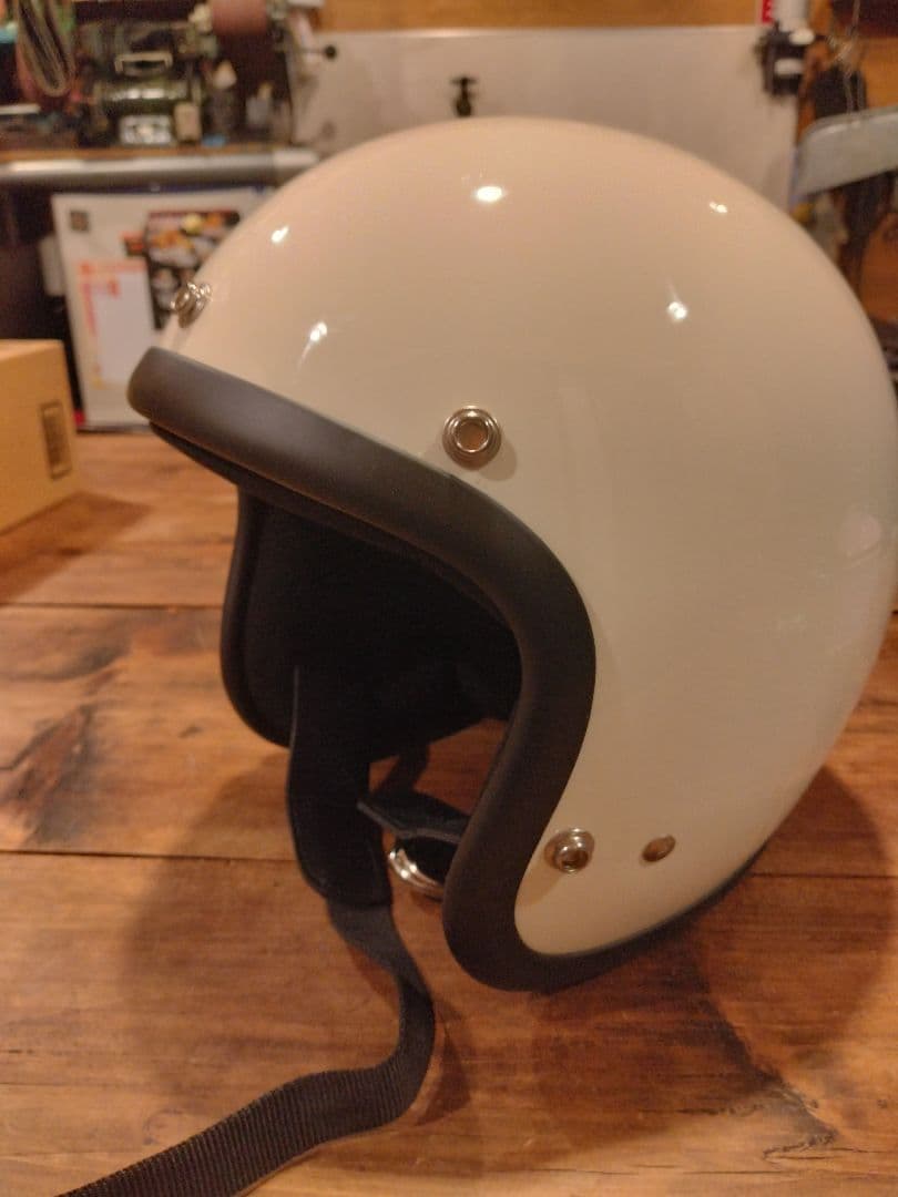 tt＆coスーパーマグナム ジェットヘルメット　アイボリー