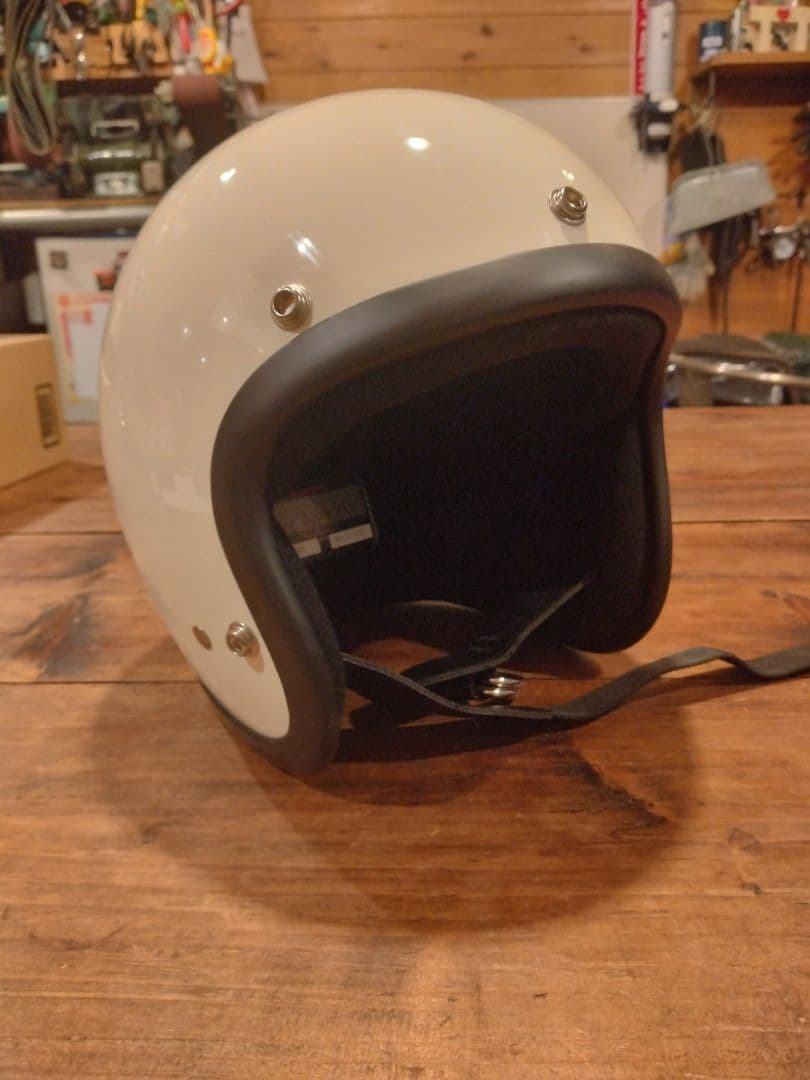 tt＆coスーパーマグナム ジェットヘルメット　アイボリー