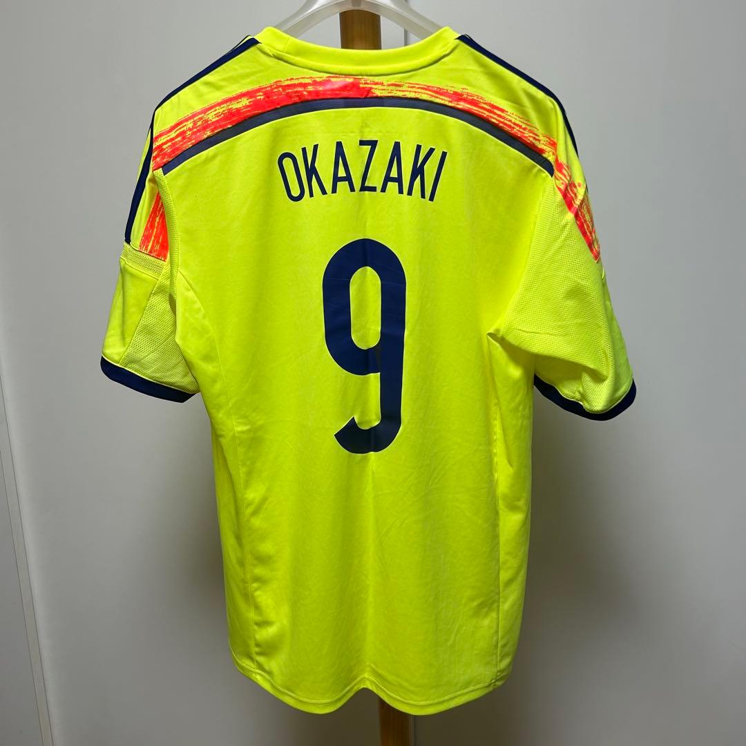 adidas　アディダス　サッカー日本代表　岡崎慎司　9番 2XL ユニフォーム