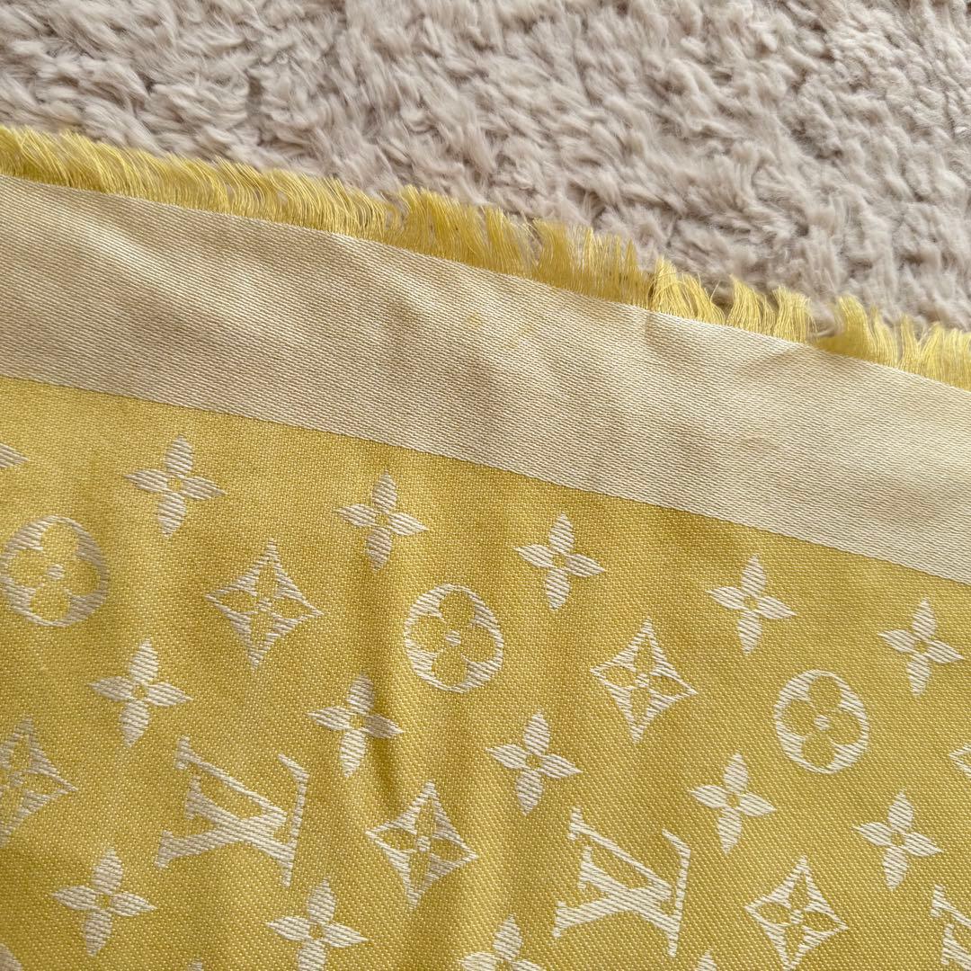 Louis Vuitton モノグラム ストール イエロー