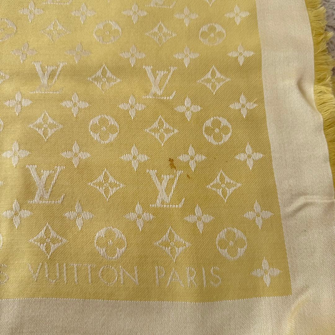 Louis Vuitton モノグラム ストール イエロー
