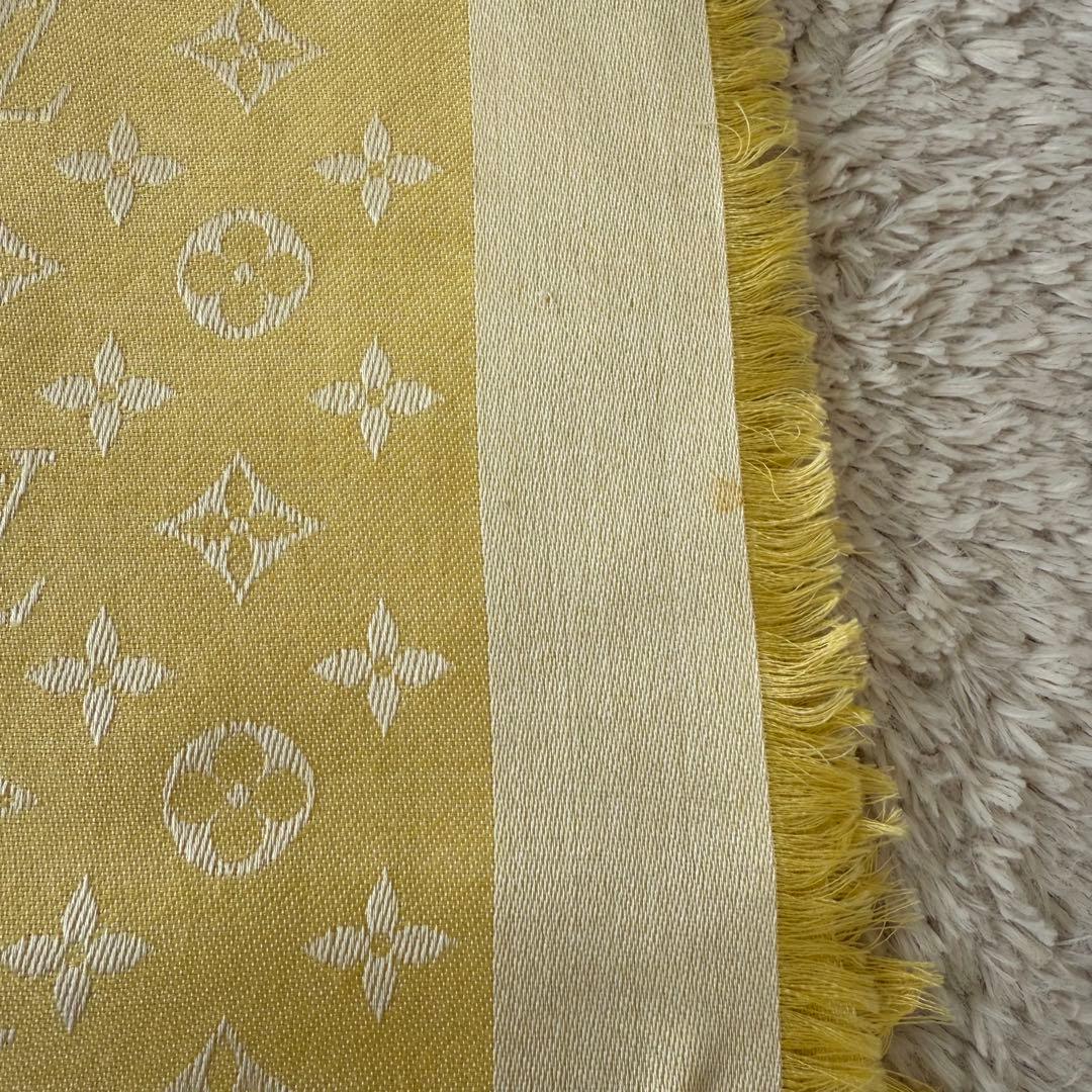Louis Vuitton モノグラム ストール イエロー