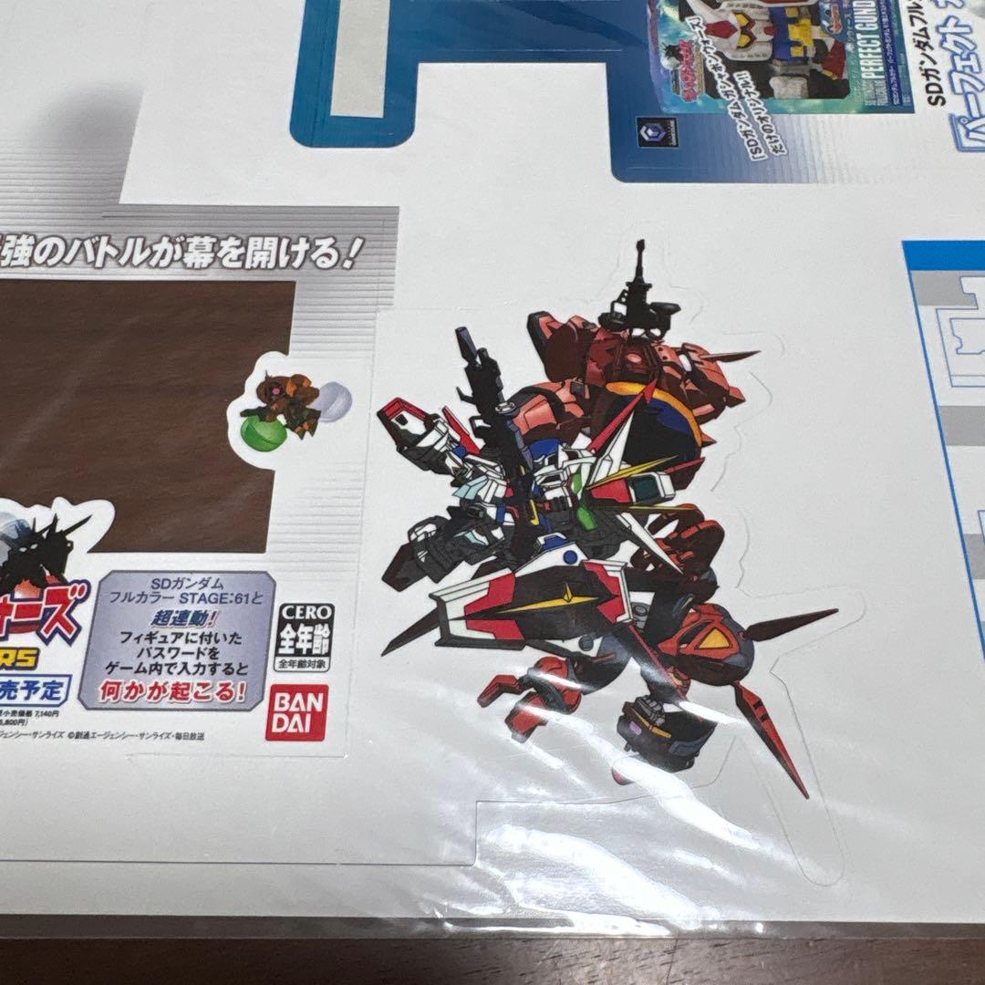 ゲームキューブ　ガシャポンウォーズ　販促　ポップ　カットアウト　非売品　ガンダム