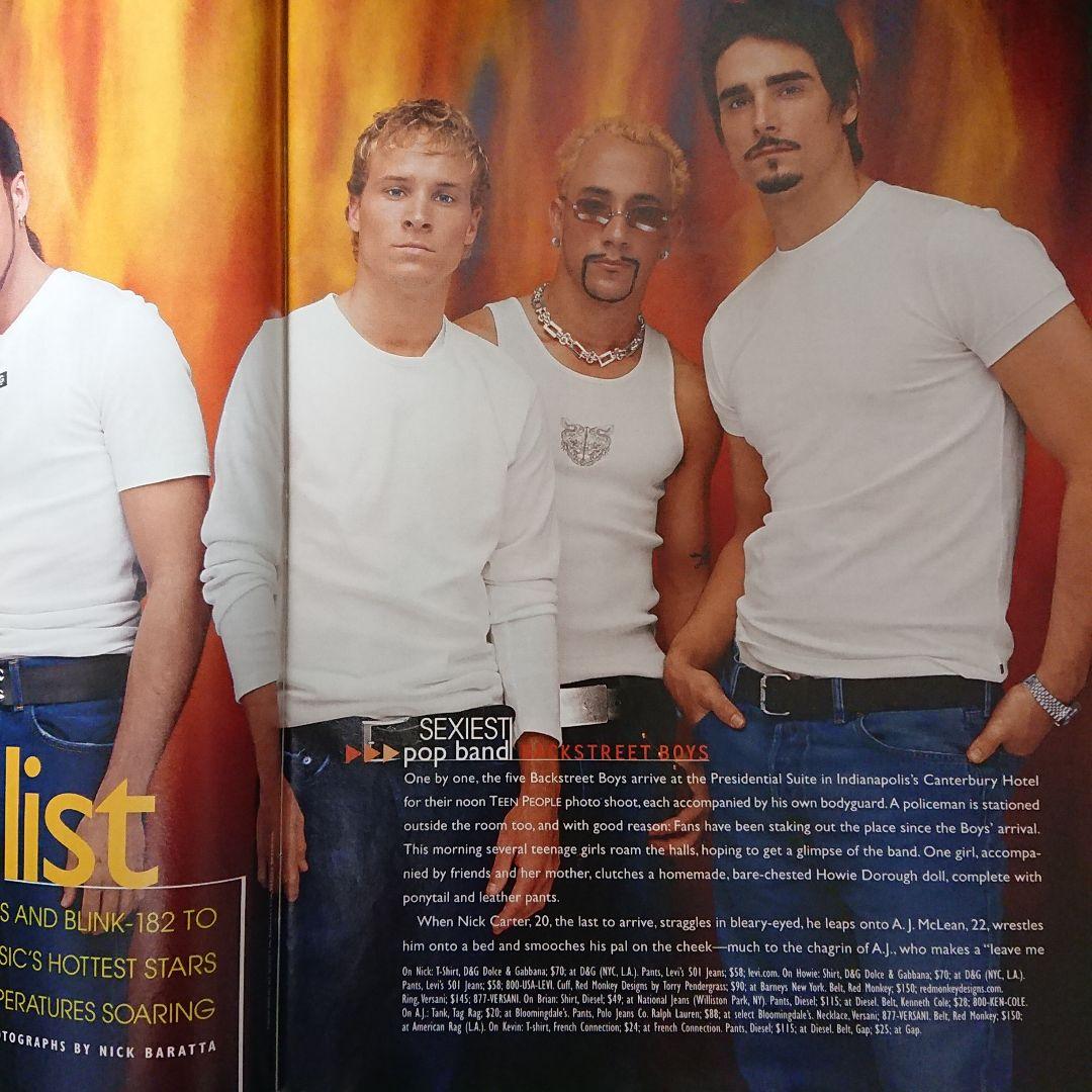 Teen People（ 昔のBack Street Boys)米雑誌 レア
