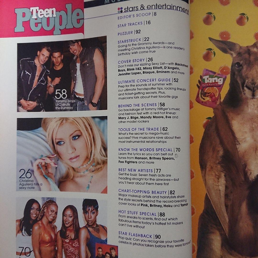 Teen People（ 昔のBack Street Boys)米雑誌 レア