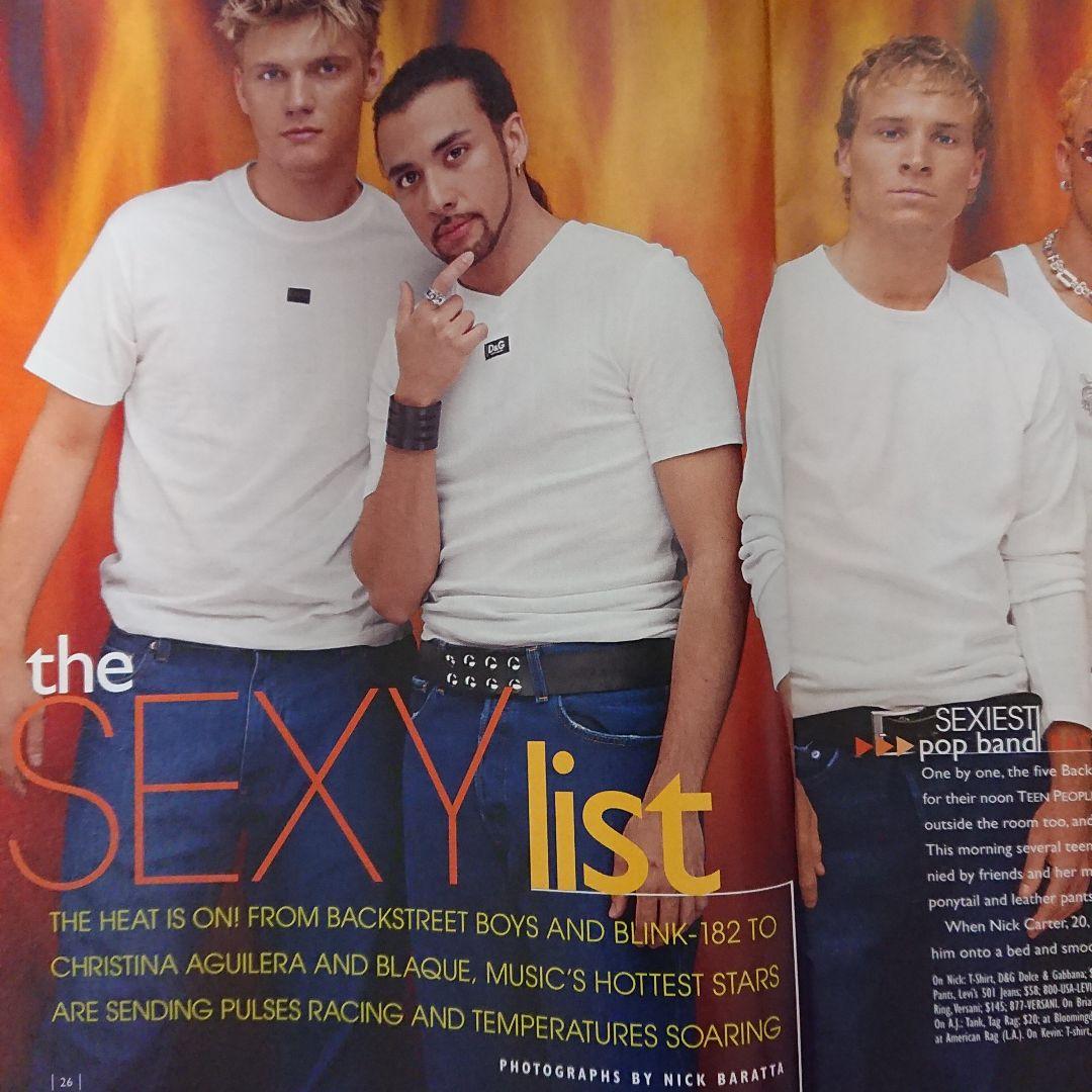 Teen People（ 昔のBack Street Boys)米雑誌 レア