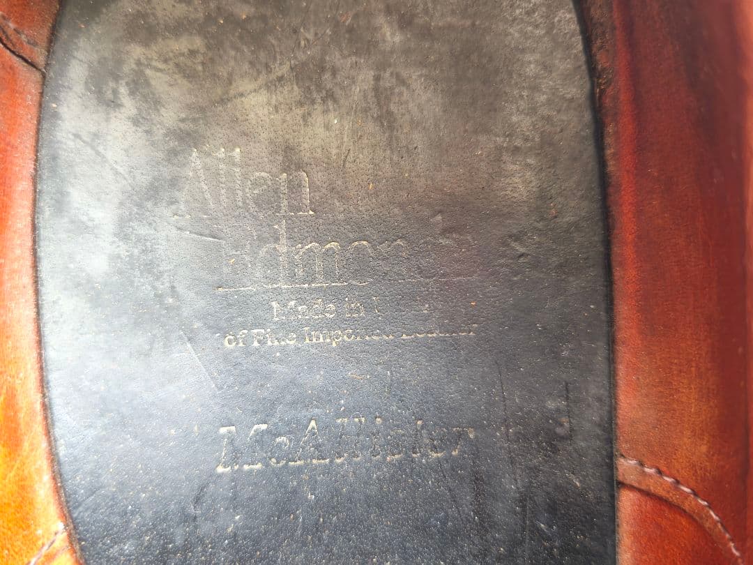 Allen Edmonds McAllister 9H Wチップ Alden