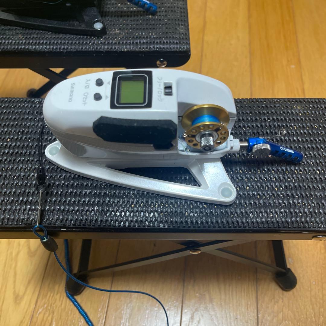 シマノDDM ワカサギ電動リール２セット アルミスプール付き