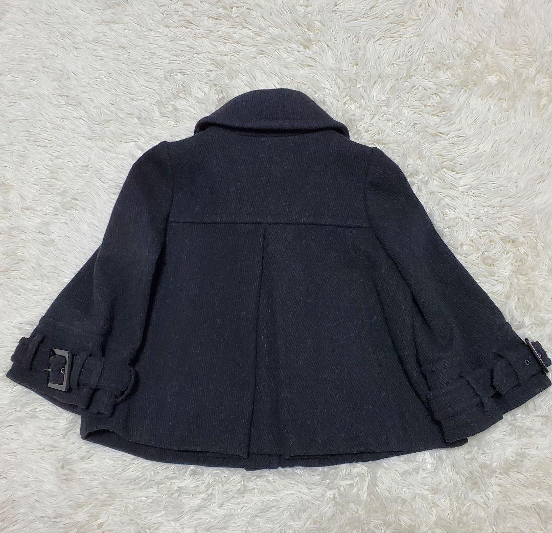 ■BURBERRY BLUE LABEL/ノバチェック ポンチョ ショートコート