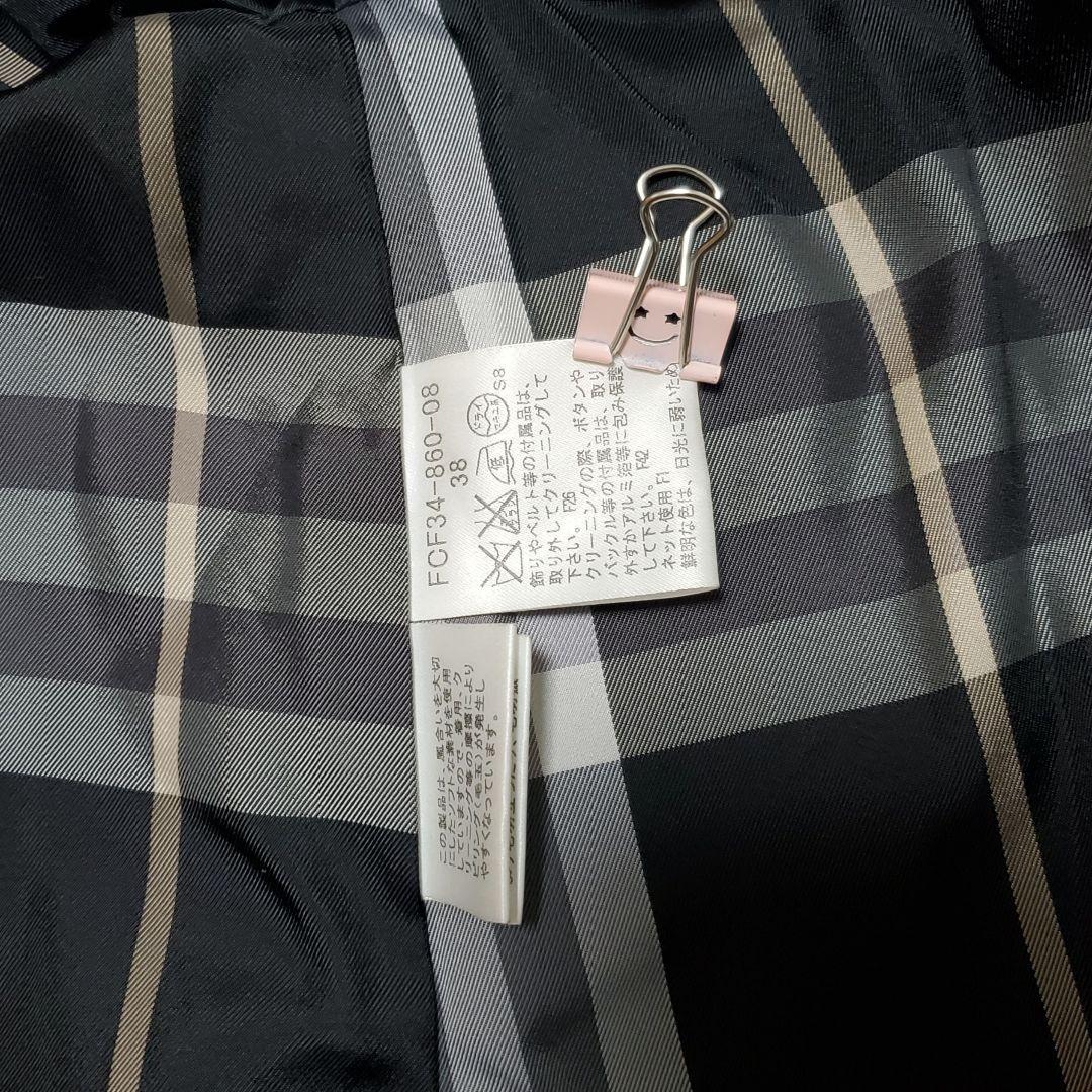 ■BURBERRY BLUE LABEL/ノバチェック ポンチョ ショートコート