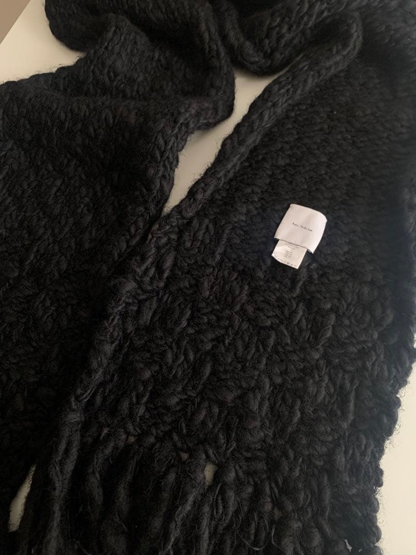 kota gushiken マフラー　ブラック