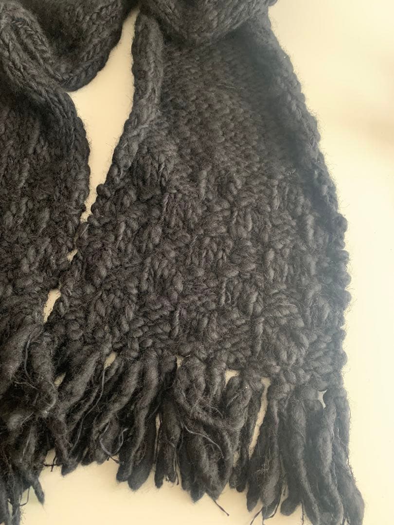 kota gushiken マフラー　ブラック