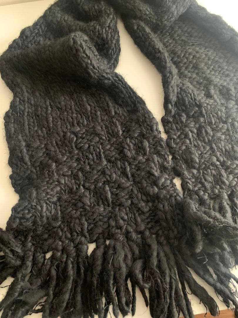 kota gushiken マフラー　ブラック