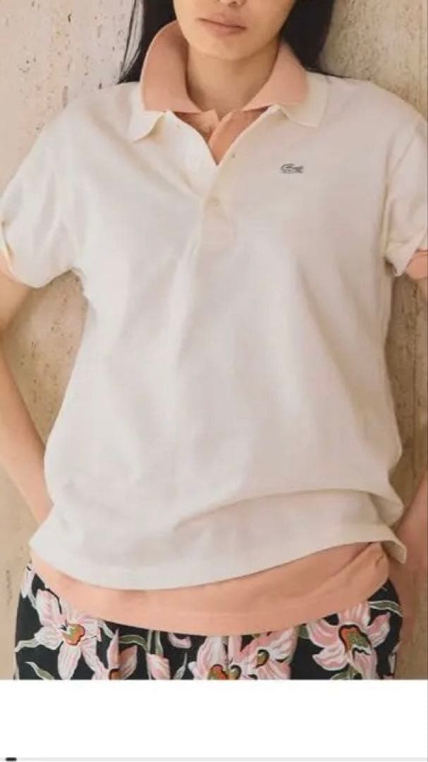 IENA LACOSTE/ラコステ 別注 ポロシャツ　36