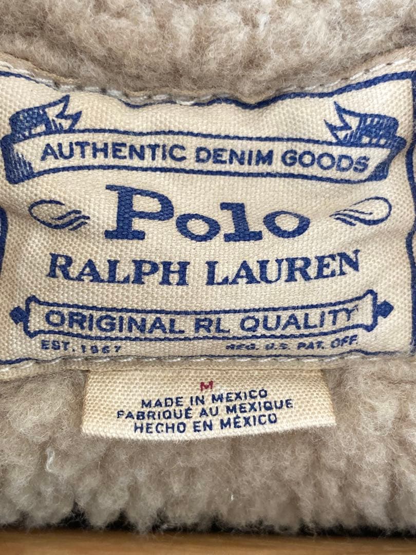 ポロラルフローレン　裏ボア　デニムジャケット トラッカージャケット　正規品