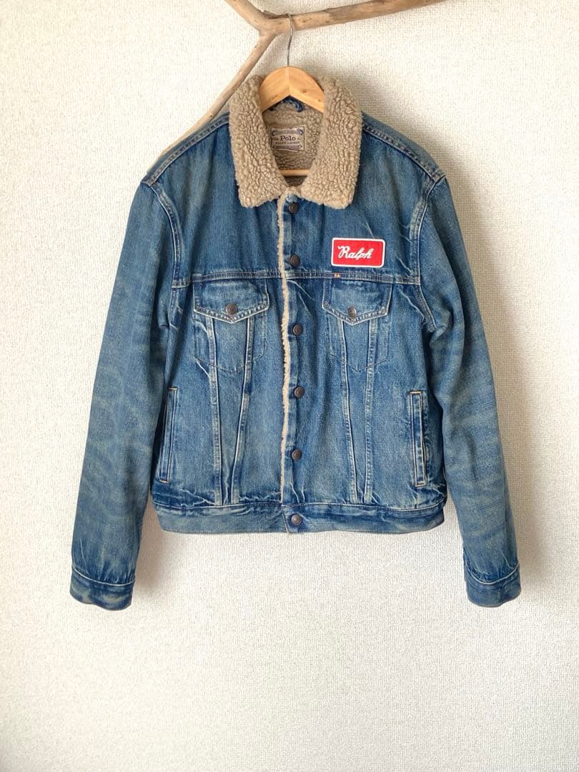 ポロラルフローレン　裏ボア　デニムジャケット トラッカージャケット　正規品