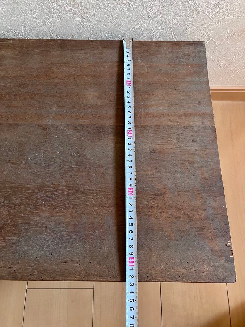 文机　ちゃぶ台　座卓　木製　昭和レトロ　アンティーク　　折り畳み　古道具