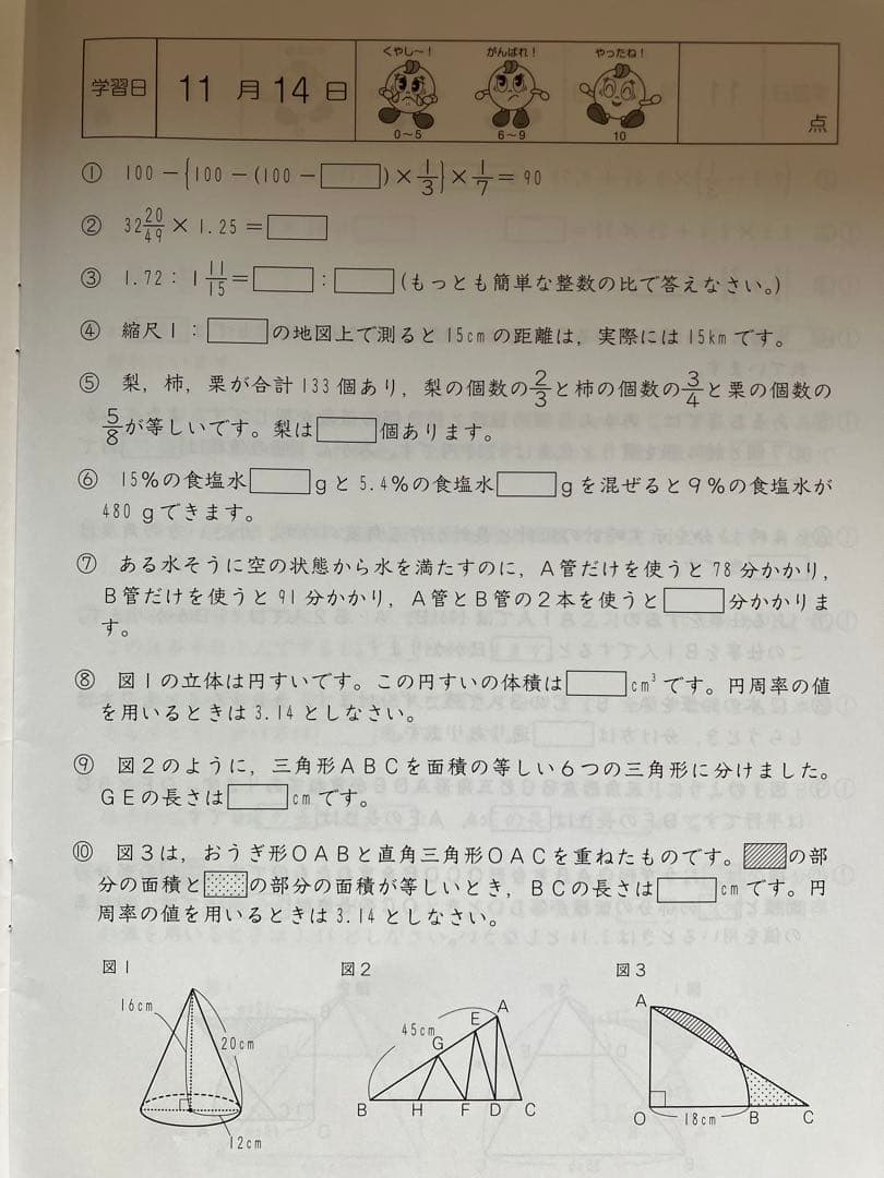 【未記入】基礎力トレーニング 小5 SAPIX 12冊