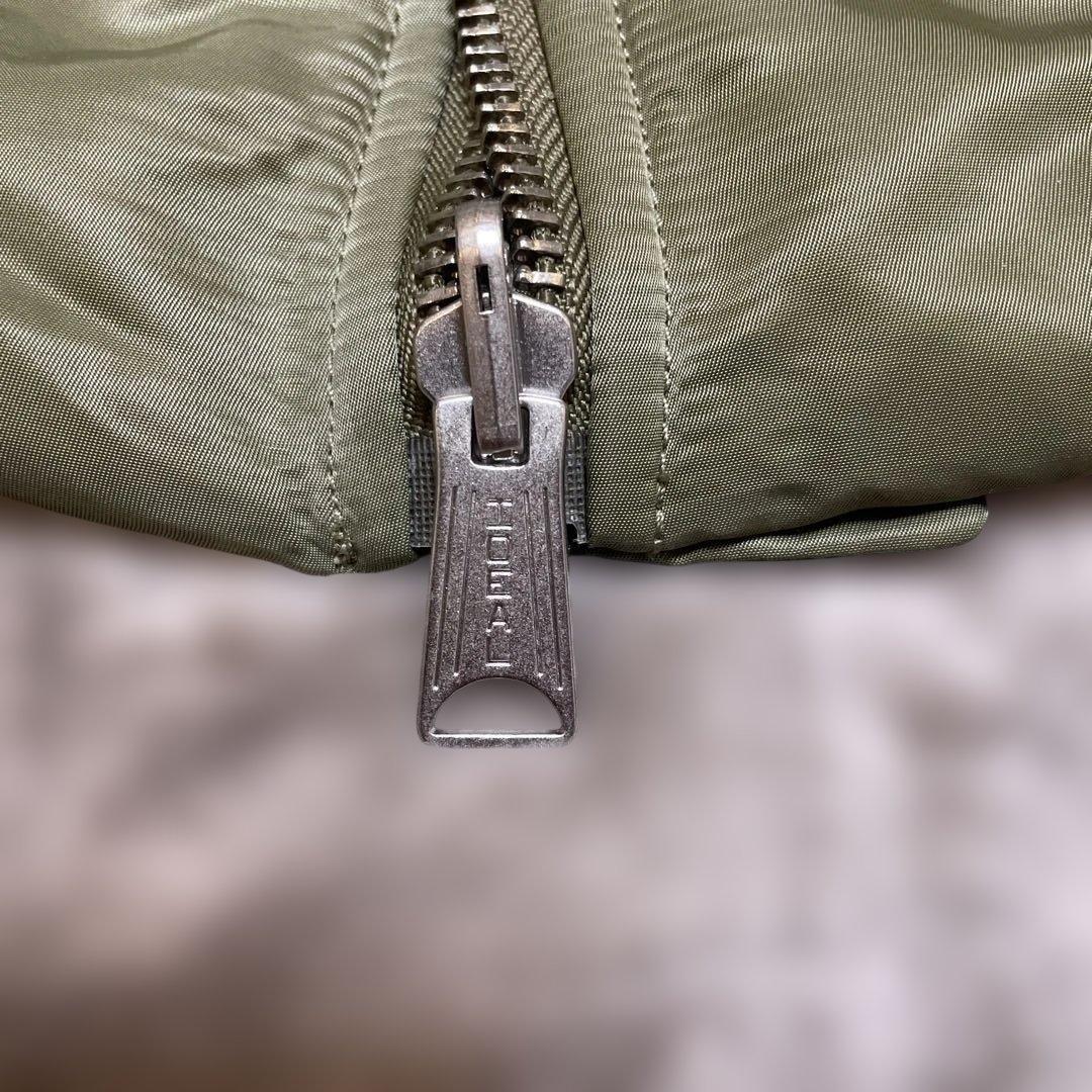 美品 Lee オリーブ MA-1 Ideal社ジッパー (サイズ L相当)