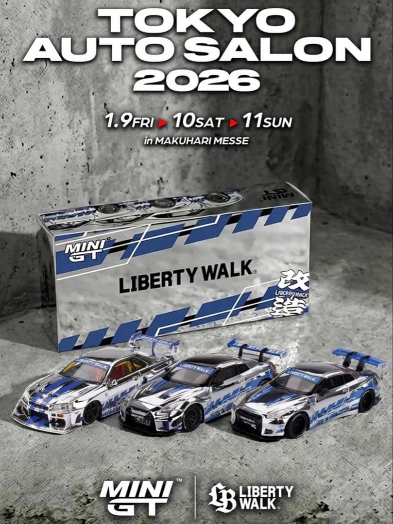 あ*ん様 完売 MINIGT 東京オートサロン2026 リバティウォーク R35