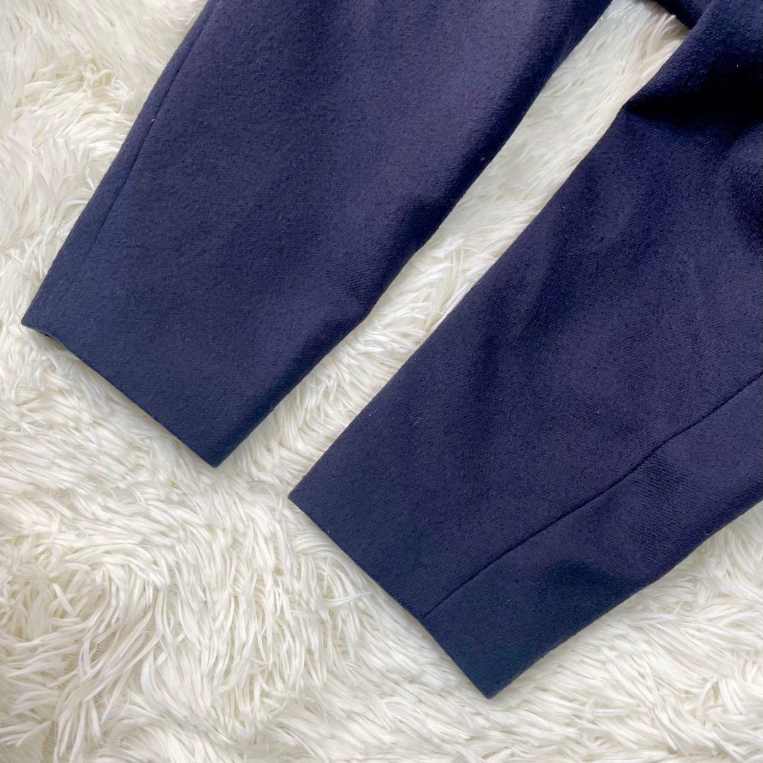 23AW HYKE WOOL SHOP COATウールショップコート ネイビー