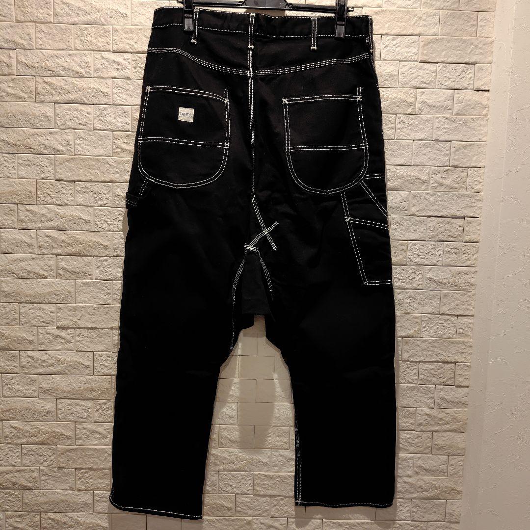 y*a様 GANRYU サルエルパンツ ブラック