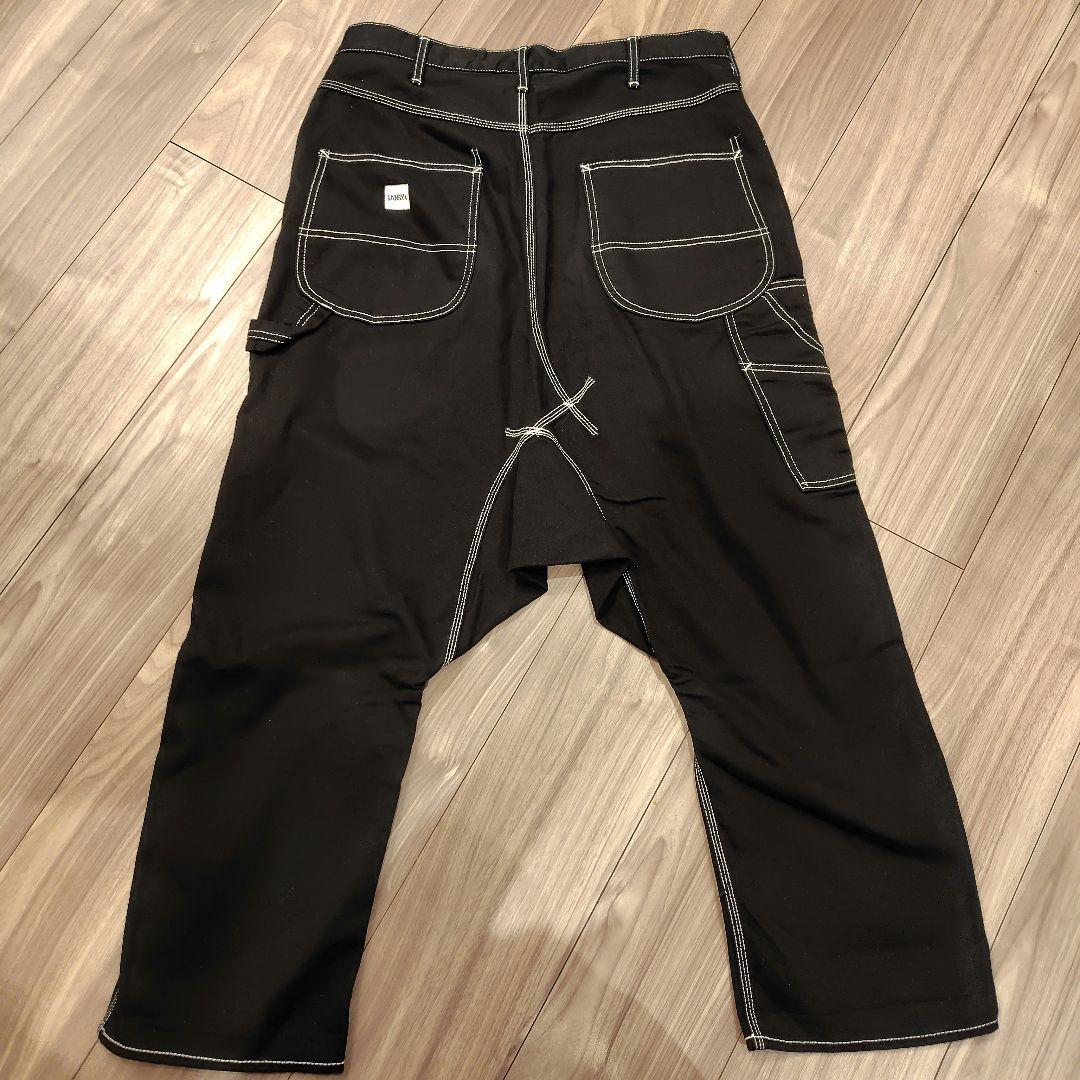 y*a様 GANRYU サルエルパンツ ブラック
