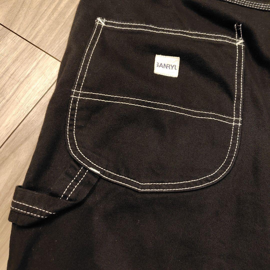 y*a様 GANRYU サルエルパンツ ブラック