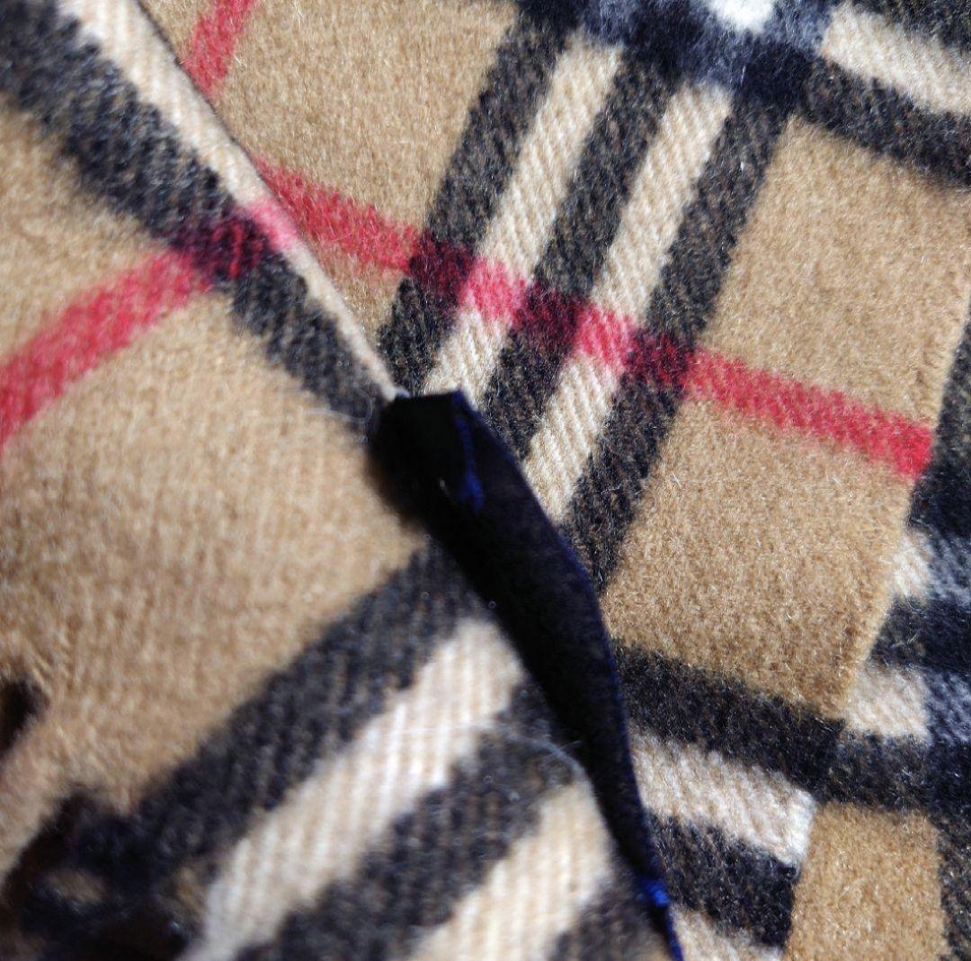 BURBERRY LONDON カシミヤ100% マフラー ノバチェック 英国製