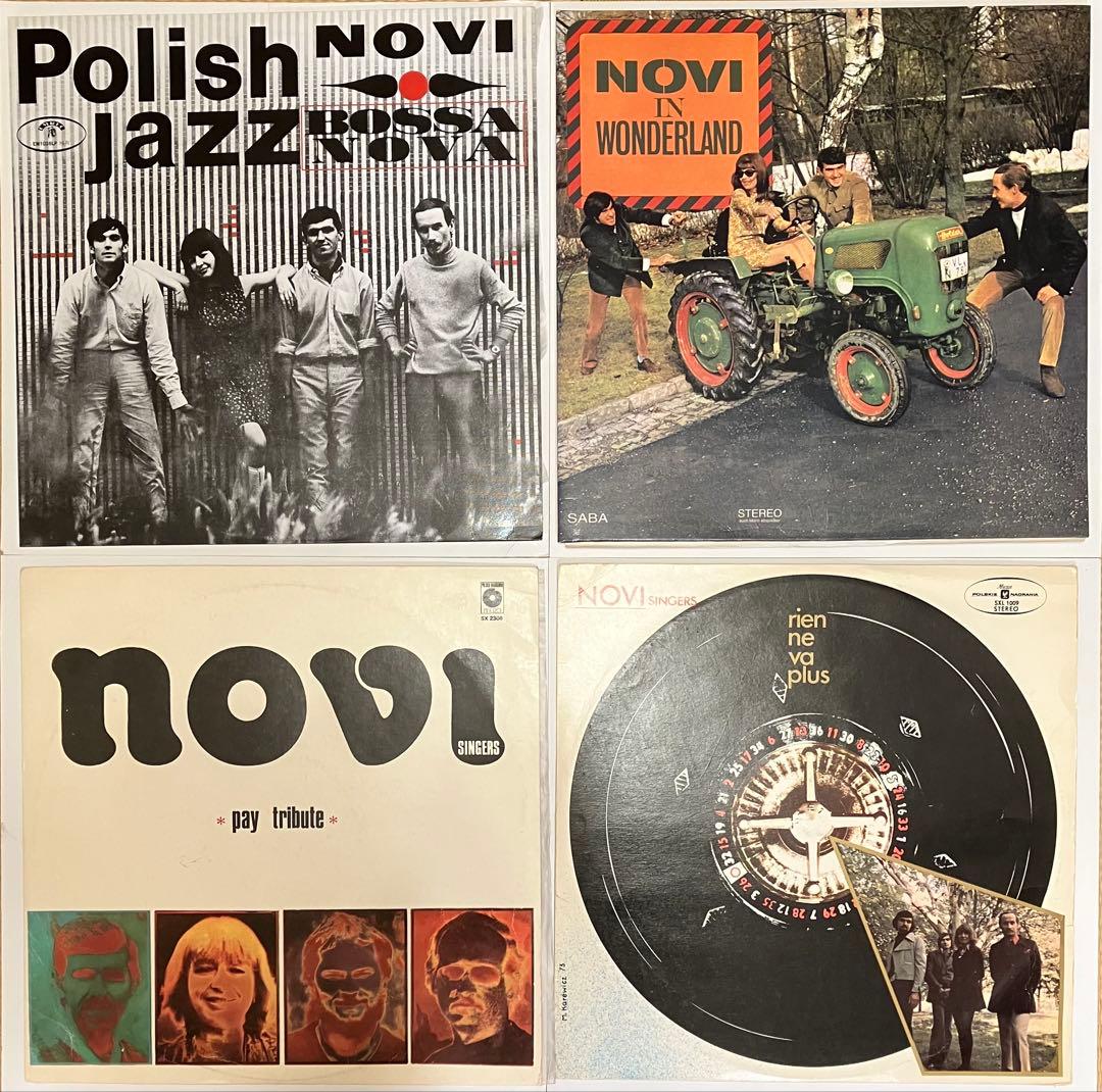 レアグルーヴ、サバービア掲載！　novi singers ４枚セット　まとめ売り