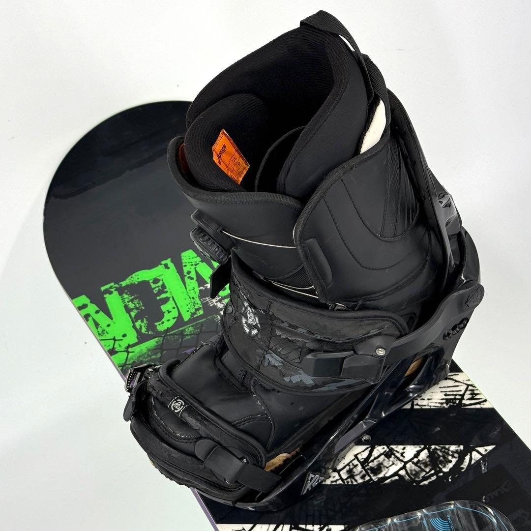 SALOMON サロモン 152cm メンズ スノーボード バイン 3点セット