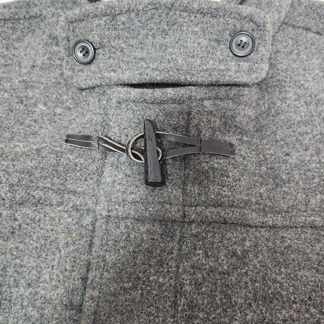 ✨美品✨バーバリー❣️ダッフルコート　L　グレー　バーバリーチェック　ウール