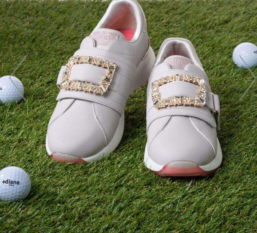 dianaGOLF ゴルフシューズ レディース ホワイト　24cm