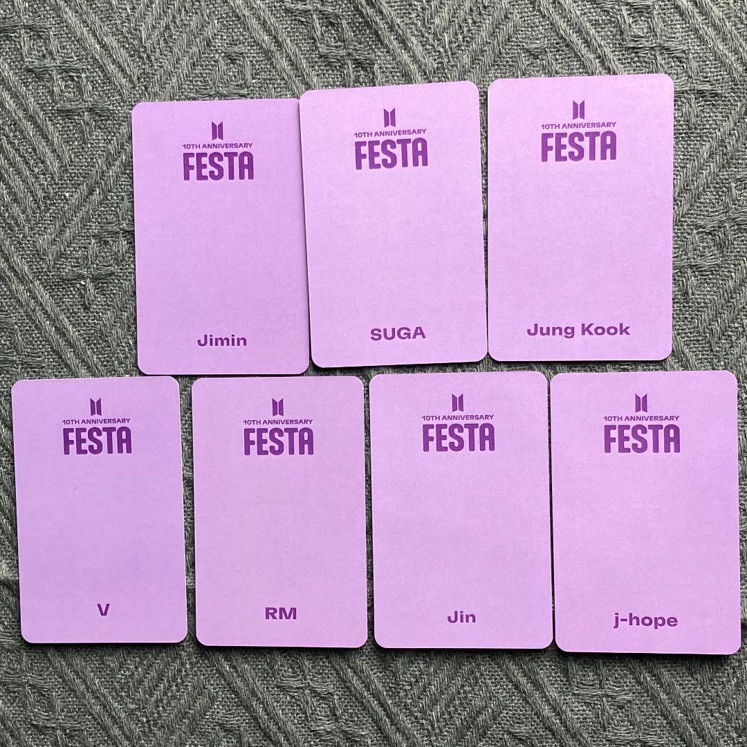 2023 BTS FESTA ARMY 特典 ラウンジ 全員7枚