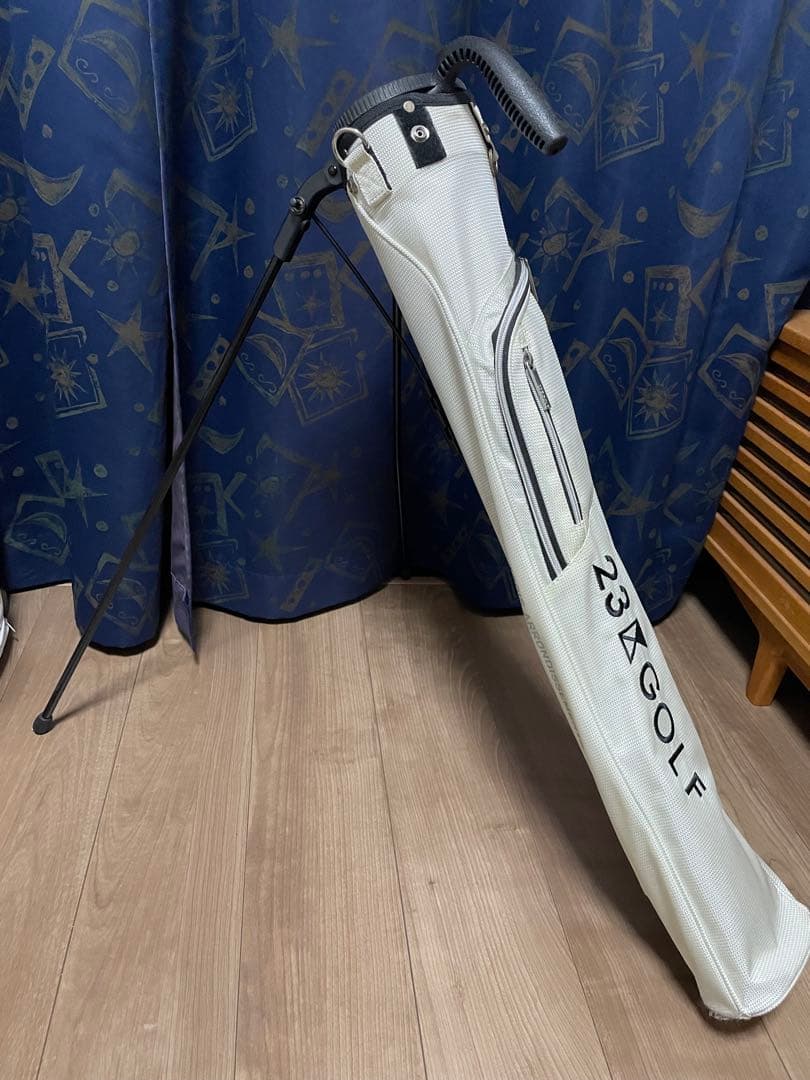 23区GOLF ゴールド迷彩柄 ゴルフバッグ※サブバッグあり