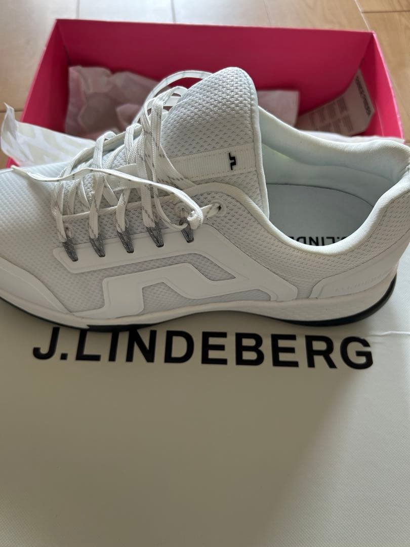 J.LINDEBERG ホワイト ゴルフシューズ