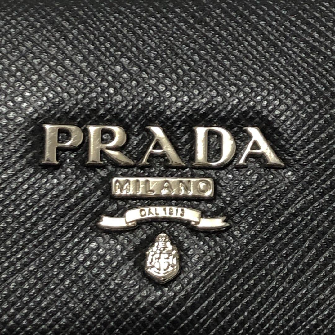 【極美品】PRADA プラダ キーケース サフィアーノ レザー 6連 ブラック