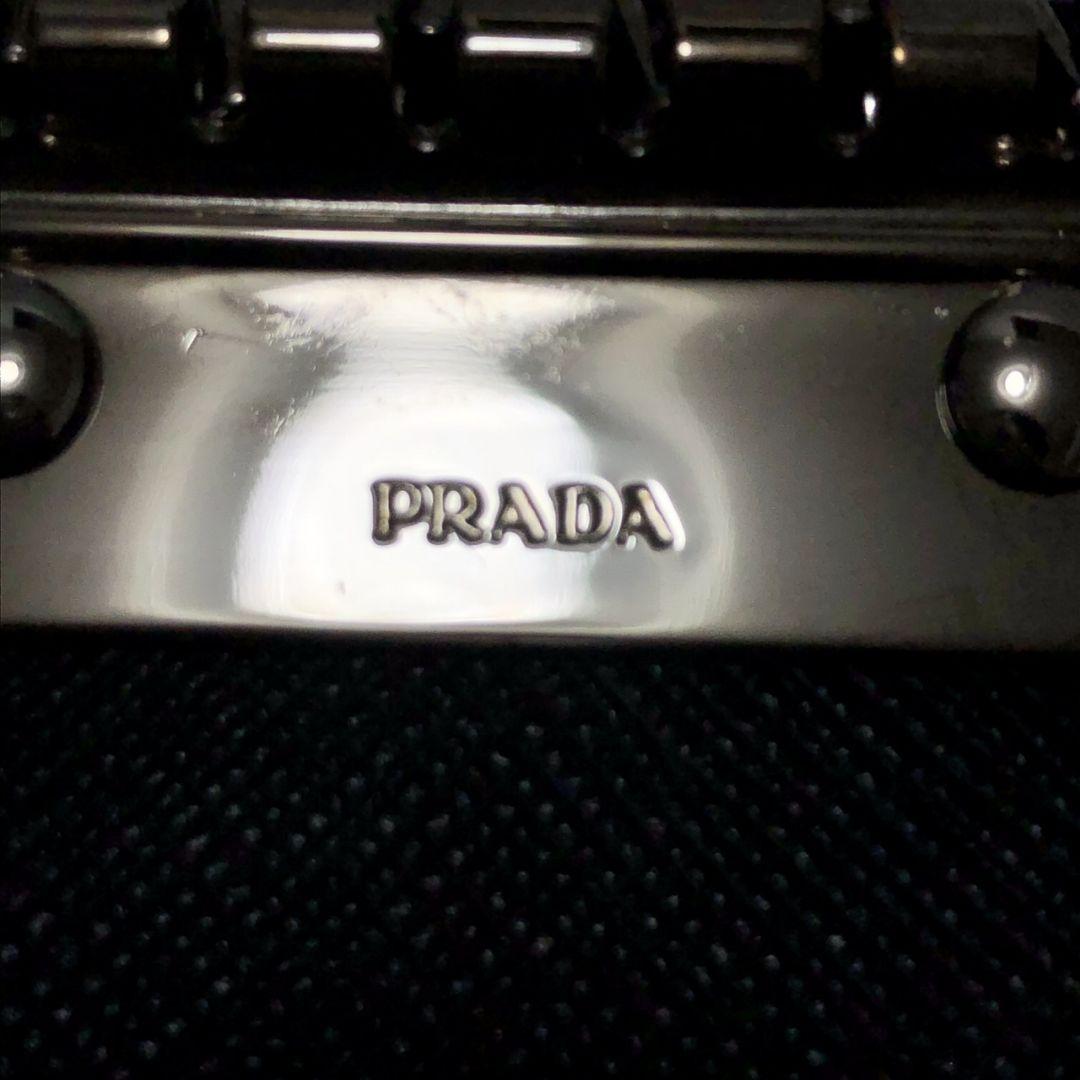 【極美品】PRADA プラダ キーケース サフィアーノ レザー 6連 ブラック