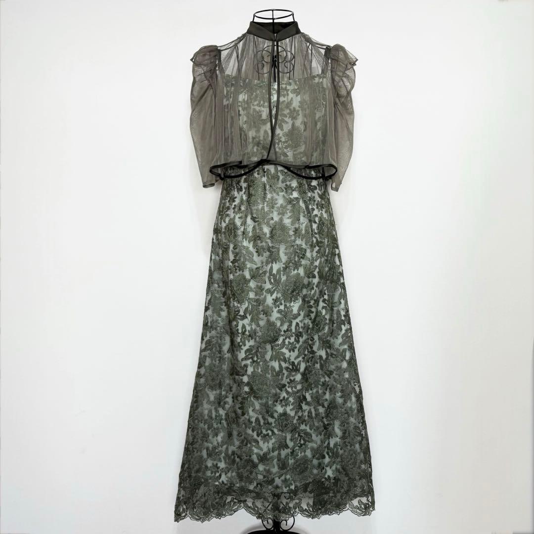 【タグ付】Leja フロントオープンバックプリーツボレロ キャミワンピ 結婚式