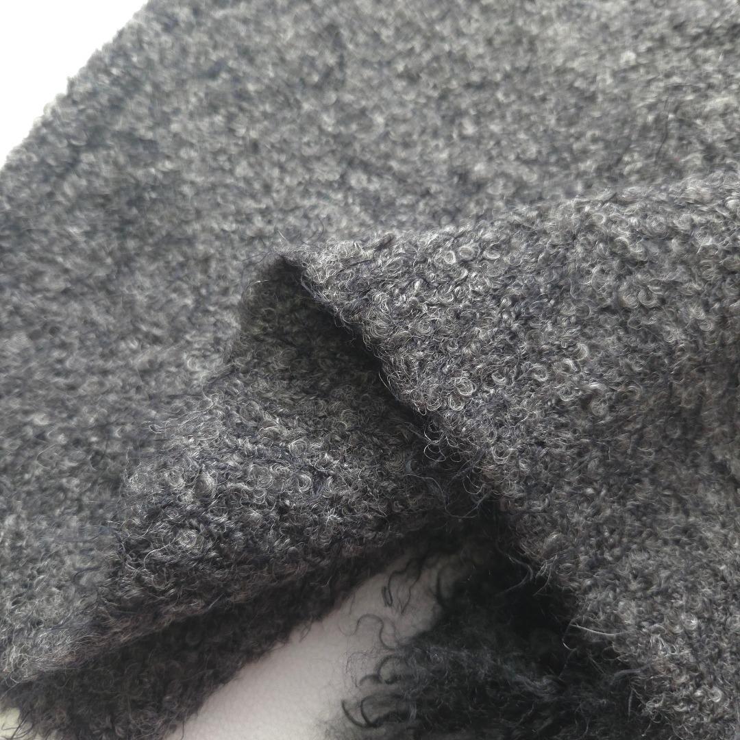 インゲボルグ　ラムファー　ロングベスト　ジレ　羽織　カーディガン　グレー　3　M