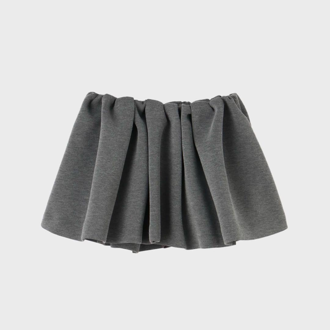 the toe Alster Skirt ザトゥー　スカート　グレー