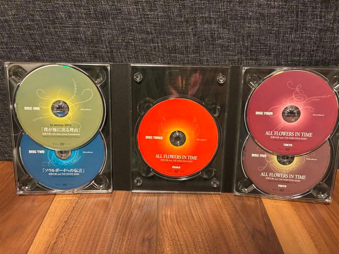 佐野元春　DVD ALL FLOWERS IN TIME 30周年 初回限定盤