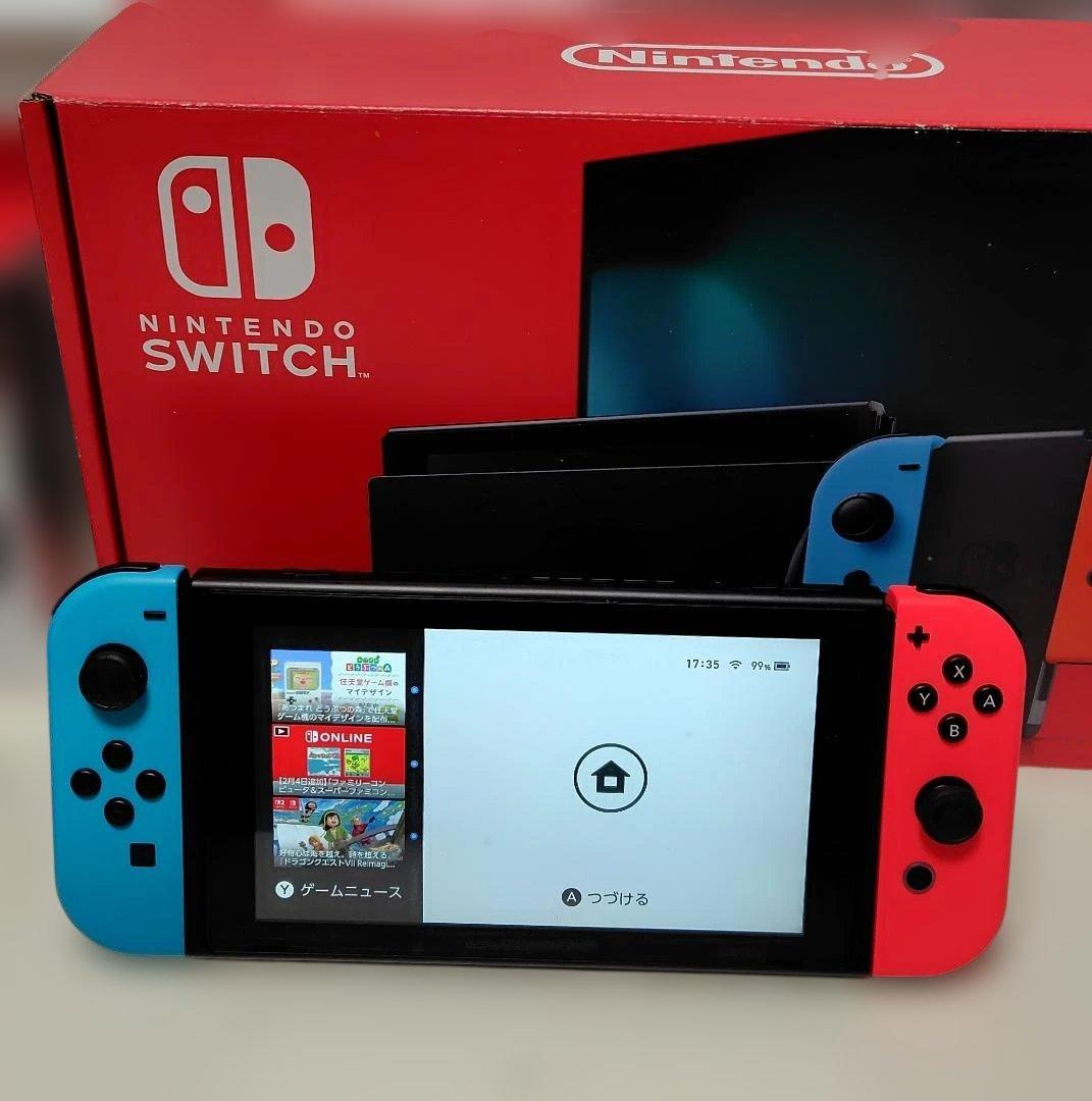 Nintendo Switch バッテリー強化版 ネオンブルー/レッド 本体＋α